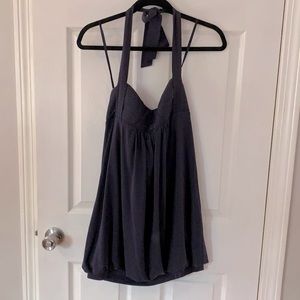 BCBG bubble dress dark blue size small